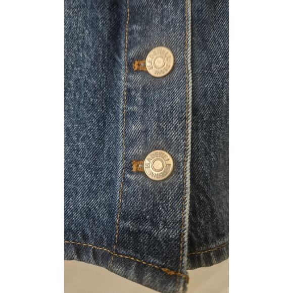 Madewell NWT Skirt Denim Jean Medium Wash Button Down Stretch Pockets Size 31 - Picture 5 of 8